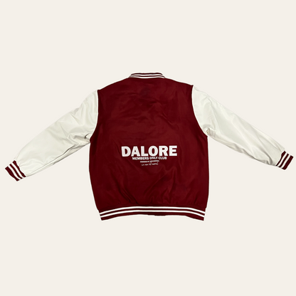 MSU Dalore "24" Leather Sleeves Letterman Jacket