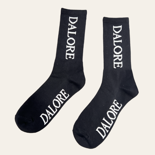 Black Dalore Clean Socks