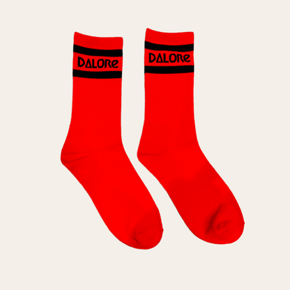 Red/Black Greek Dalore Socks