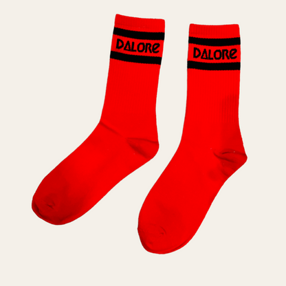 Red/Black Greek Dalore Socks