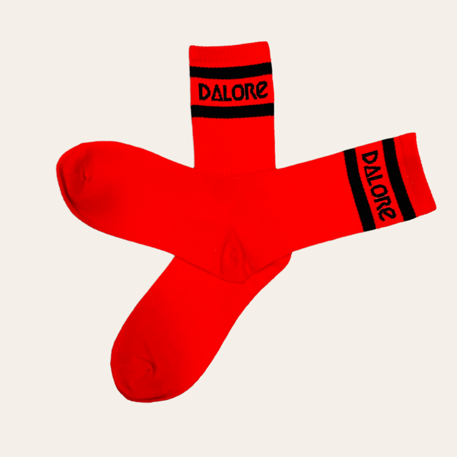 Red/Black Greek Dalore Socks