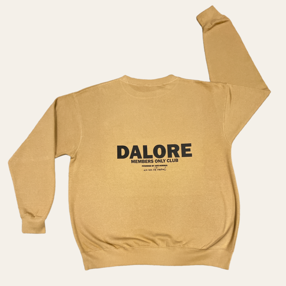 Dalore Tan "Members Only" Crewneck