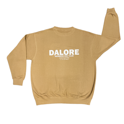 Dalore Tan "Members Only" Crewneck