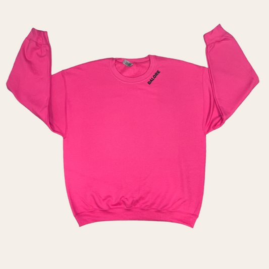 Dalore Hot Pink "Members Only" Crewneck