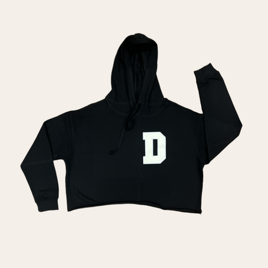 Dalore Black & White "Crop" Hoodie