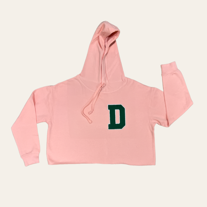 Dalore Pink & Green "Crop Top" Hoodie