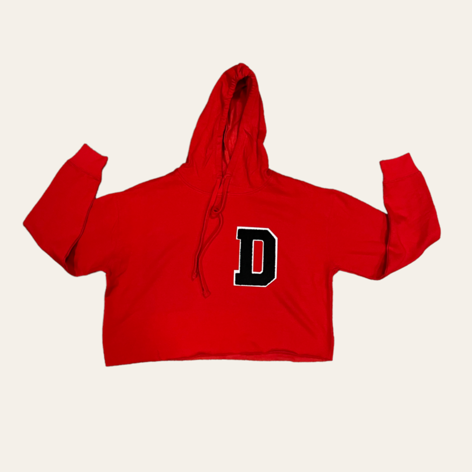 Dalore Red "Crop" Hoodie