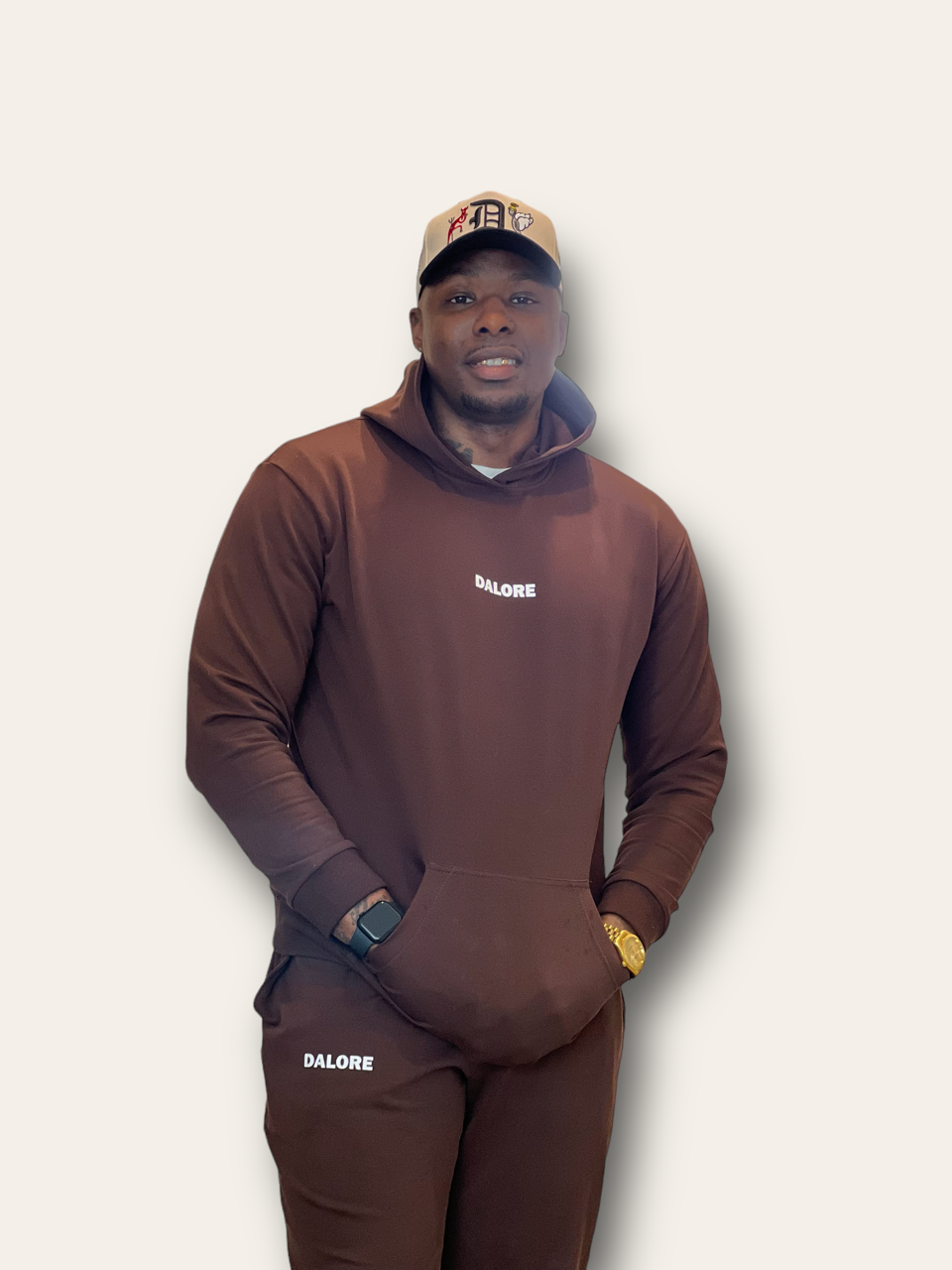 Chocolate Dalore "Members Only" Jogging Set