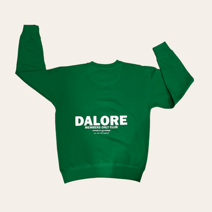 Dalore Gorge Green "Members Only" Crewneck