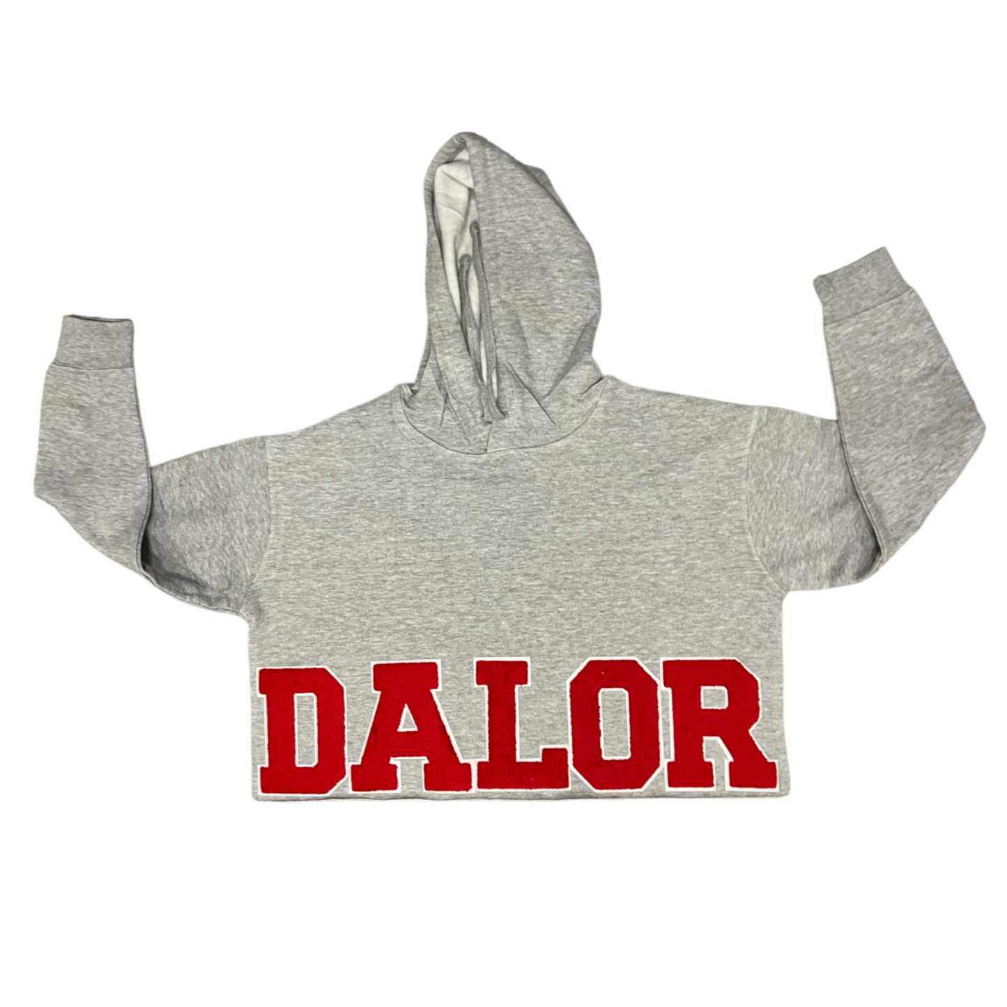 Dalore Grey "Crop Top" Hoodie