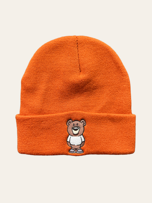 Dalore Burnt Orange “Beano Bear” Beanie